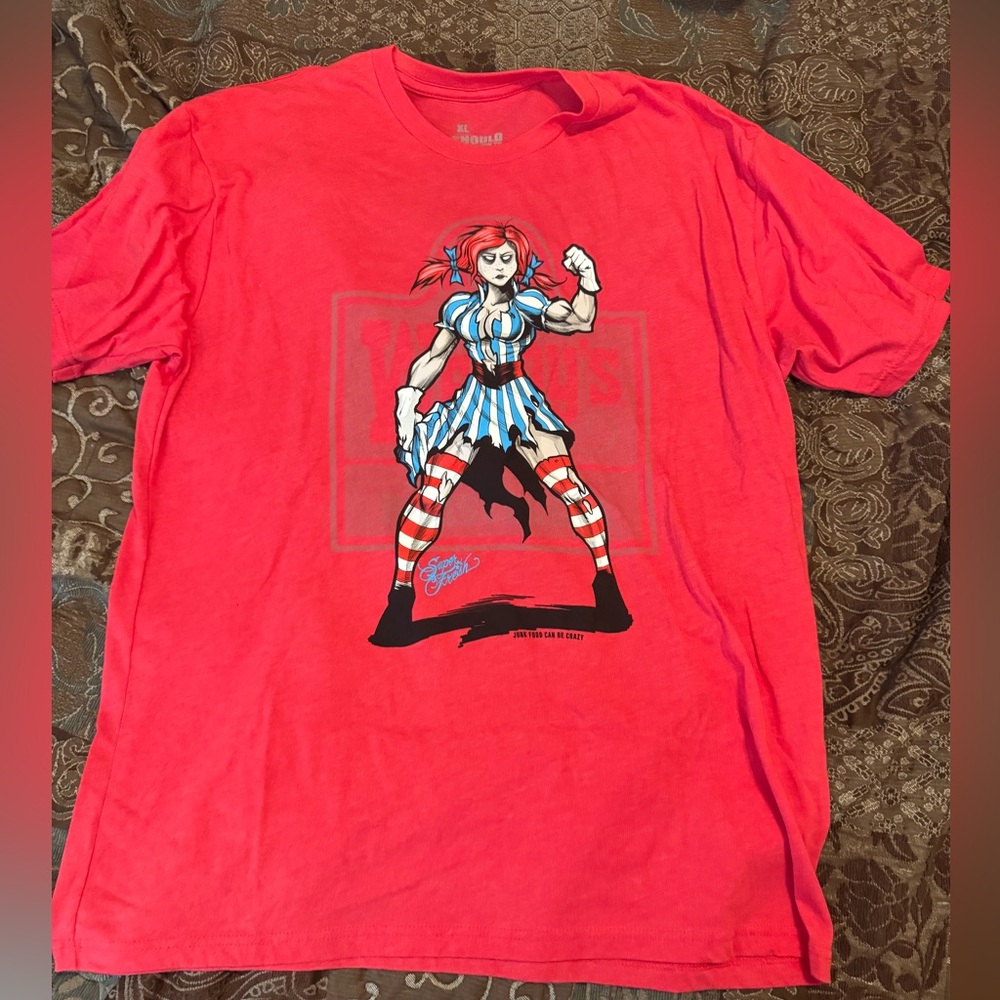Red superfresh tshirt xl